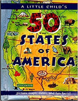 A Little Child’s 50 States of America - Rosanna Hansen book collectible [Barcode 9781905844210] - Main Image 1