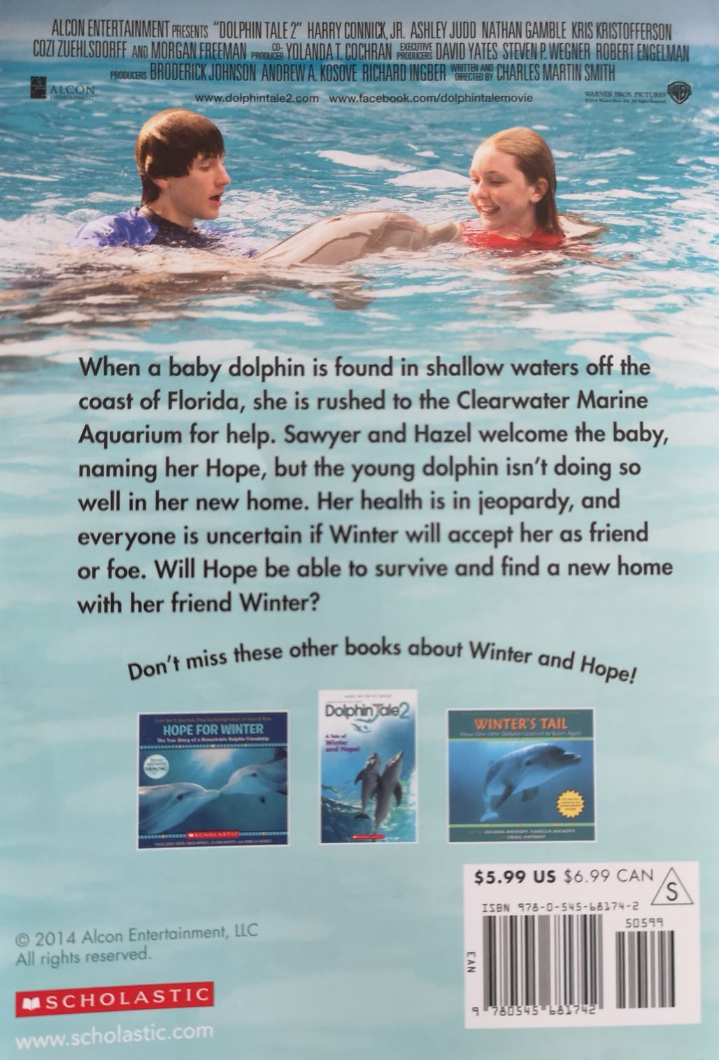 Dolphin Tale 2: The Junior Novel - Gabrielle Reyes (Scholastic Inc. - Paperback) book collectible [Barcode 9780545681742] - Main Image 2