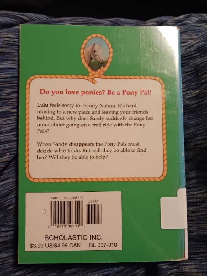 Moving Pony - Jeanne Betancourt (Scholastic Inc. - Paperback) book collectible [Barcode 9780590633970] - Main Image 2