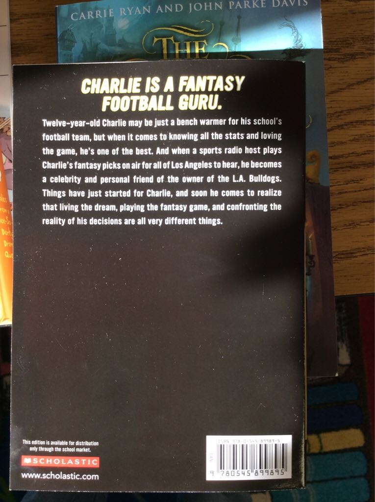 Fantasy League - Mike Lupica (Scholastic Inc. - Paperback) book collectible [Barcode 9780545899895] - Main Image 2