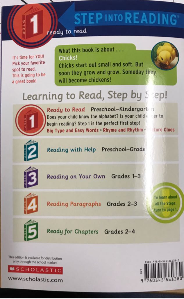 Chicks Level C - Sandra Horning (Scholastic - Paperback) book collectible [Barcode 9780545861380] - Main Image 2