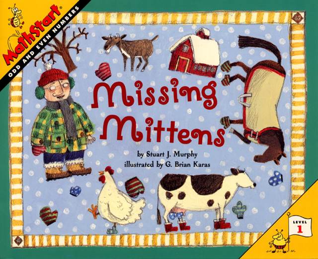MathStart Level 1 : Missing Mittens (Odd And Even Numbers) - Stuart J Murphy (HarperCollins Children’s Books - Paperback) book collectible [Barcode 9780064467339] - Main Image 1
