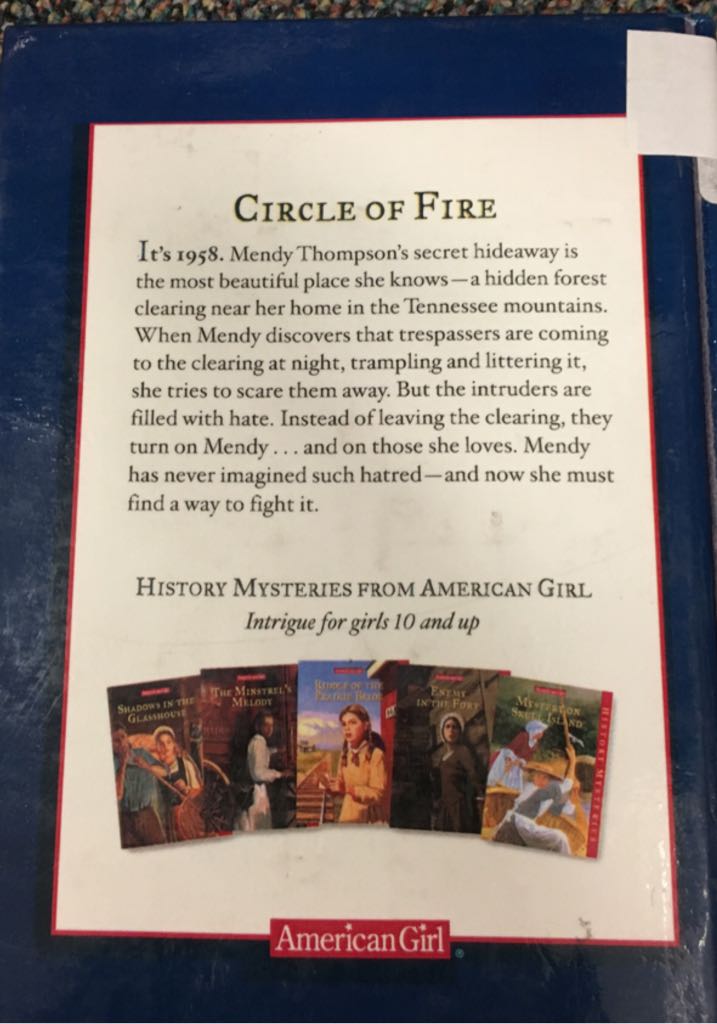 Circle of Fire - Keri Arthur (Pleasant Company Publications - Paperback) book collectible [Barcode 9781584853398] - Main Image 2