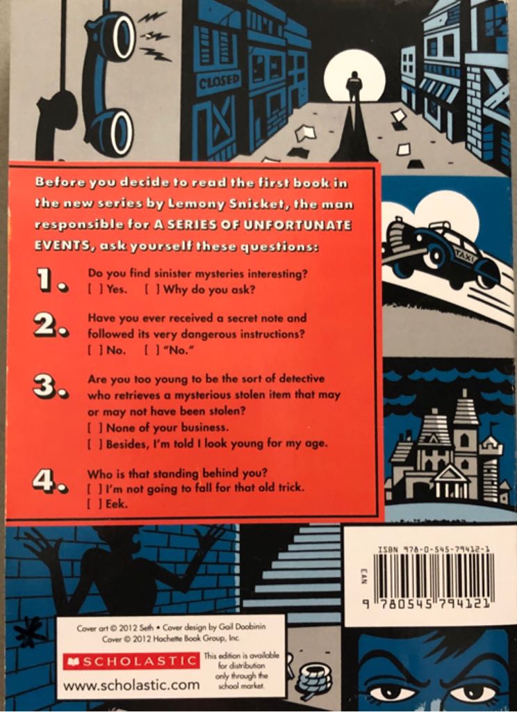 ”Who Could That Be at This Hour?” - Lemony Snicket (Scholastic, Inc. - Paperback) book collectible [Barcode 9780545794121] - Main Image 2