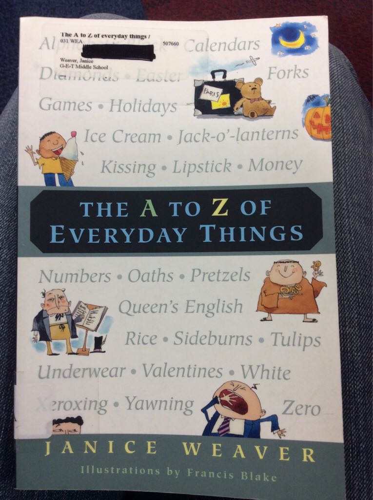 The A to Z of Everyday Things