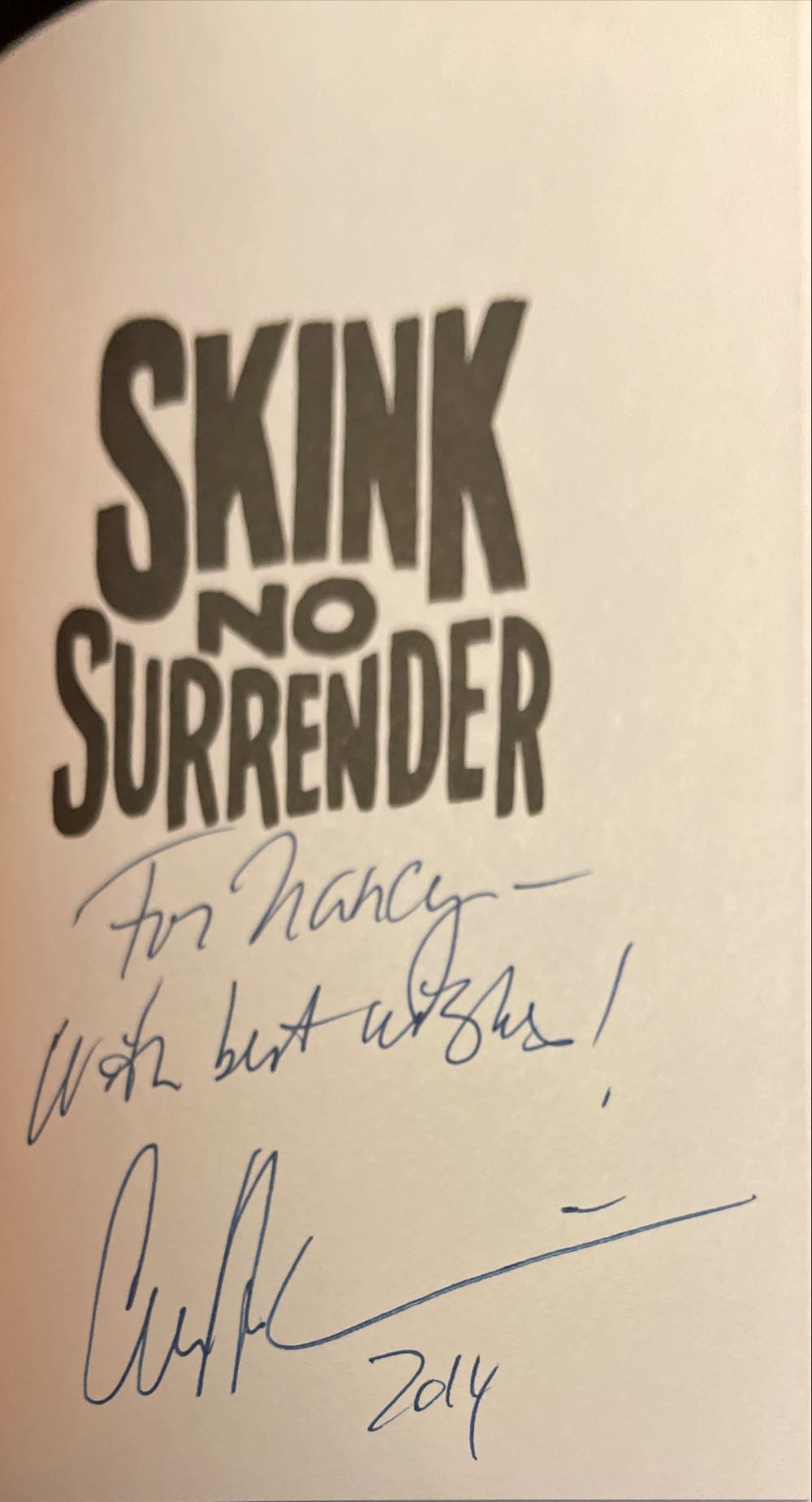 Skink No Surrender - Carl Hiaasen (Alfred A. Knopf Books for Young Readers - Hardcover) book collectible [Barcode 9780375870514] - Main Image 2