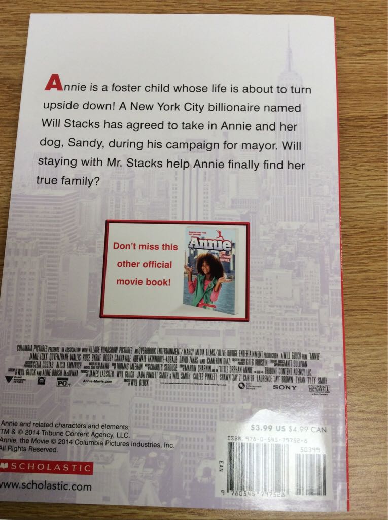 Annie: A True Family - Calliope Glass (Scholastic Incorporated) book collectible [Barcode 9780545797528] - Main Image 2