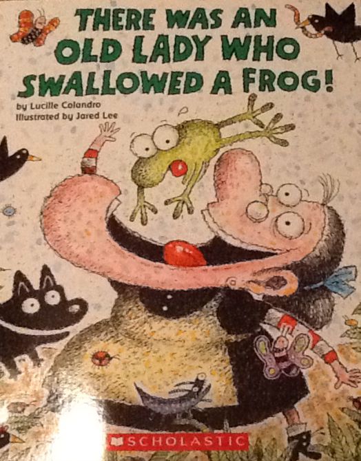 ✔️ There Was an Old Lady Who Swallowed a Frog! - Lucille Colandro (Cartwheel Books - Paperback) book collectible [Barcode 9780545691383] - Main Image 1