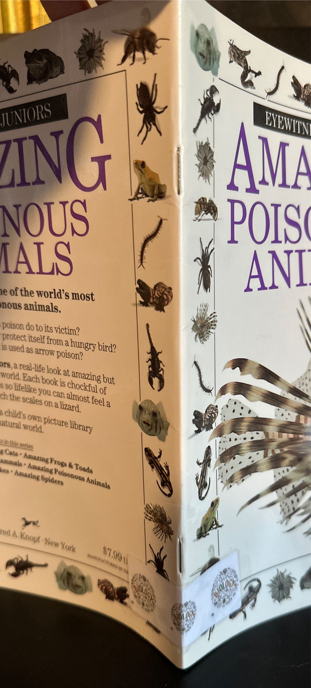 Amazing Poisonous Animals - Alexandra Parsons (Knopf Books for Young Readers) book collectible [Barcode 9780679806998] - Main Image 2