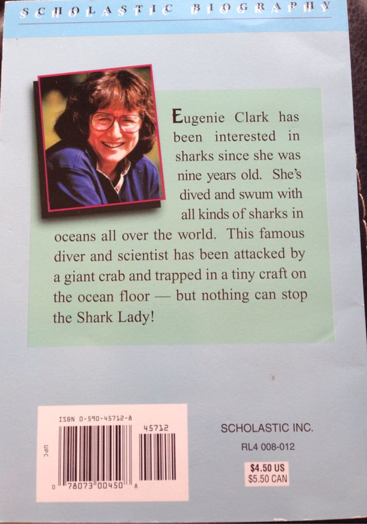 Adventures of the Shark Lady - Ann McGovern (Scholastic Paperbacks - Paperback) book collectible [Barcode 9780590457125] - Main Image 2