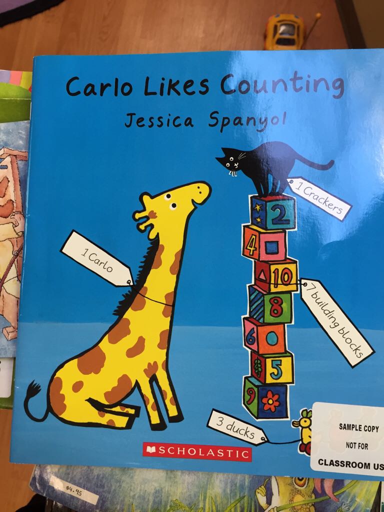 Carlo Likes Counting - Jessica Spanyol book collectible [Barcode 9780545220811] - Main Image 1