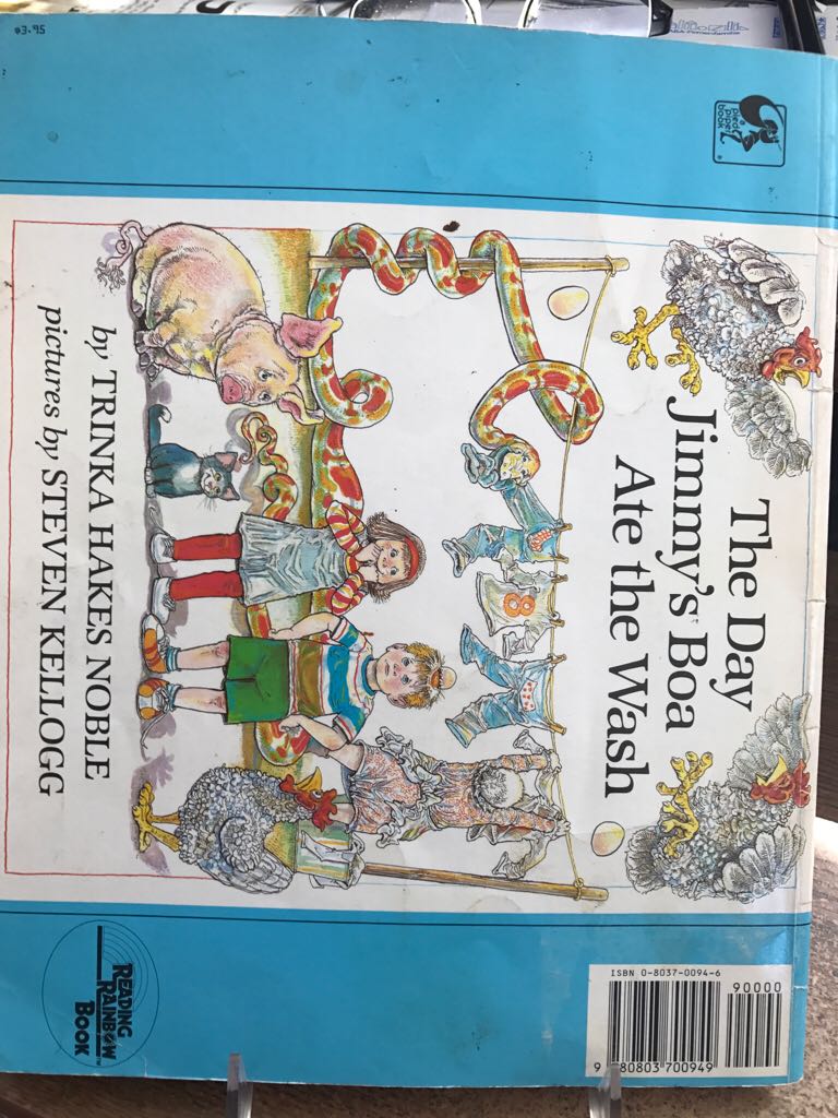 The Day Jimmyâs Boa Ate the Wash - Trina hakes noble (Puffin - Paperback) book collectible [Barcode 9780803700949] - Main Image 2