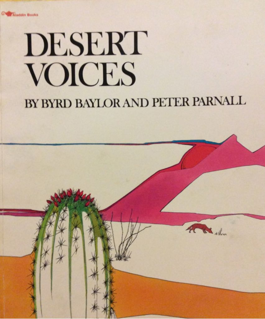 Desert Voices - Byrd Baylor (Aladdin) book collectible [Barcode 9780689716911] - Main Image 1