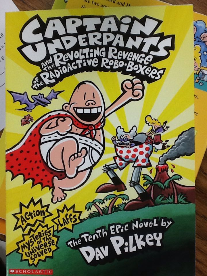Capt. Underpants: Revolting Revenge Of Radioactive Robo-boxers - Dav Pilkey book collectible [Barcode 9780545724234] - Main Image 1