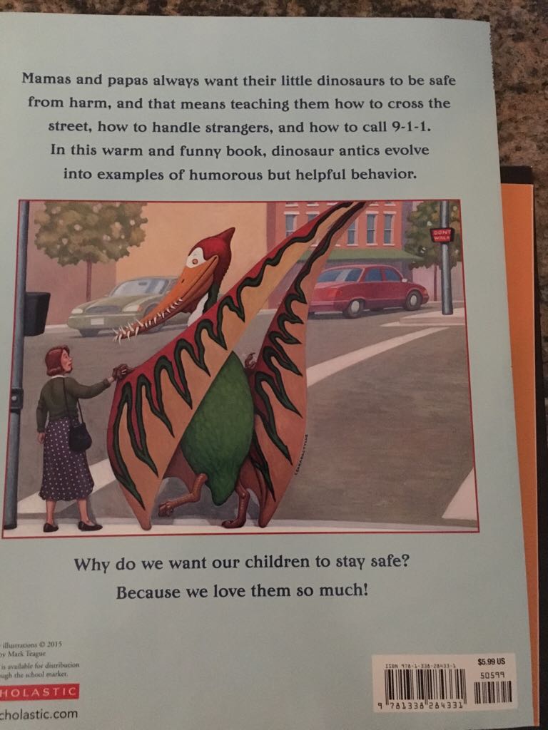 How Do Dinosaurs Stay Safe? - Jane Yolen book collectible [Barcode 9781338284331] - Main Image 2