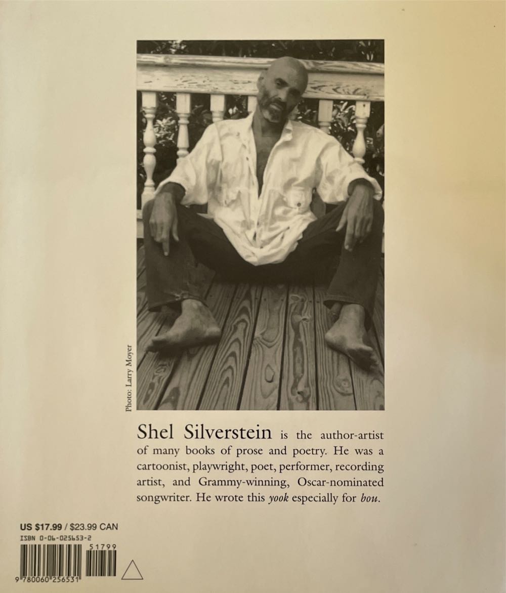 Runny Babbit: A Billy Sook - Shel Silverstein (Harper, An Imprint of HarperCollins Publishers - Hardcover) book collectible [Barcode 9780060256531] - Main Image 3