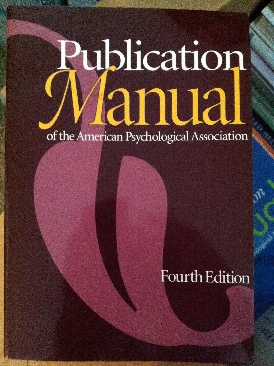 Publication Manual of the American Psychological Association, Fourth Edition