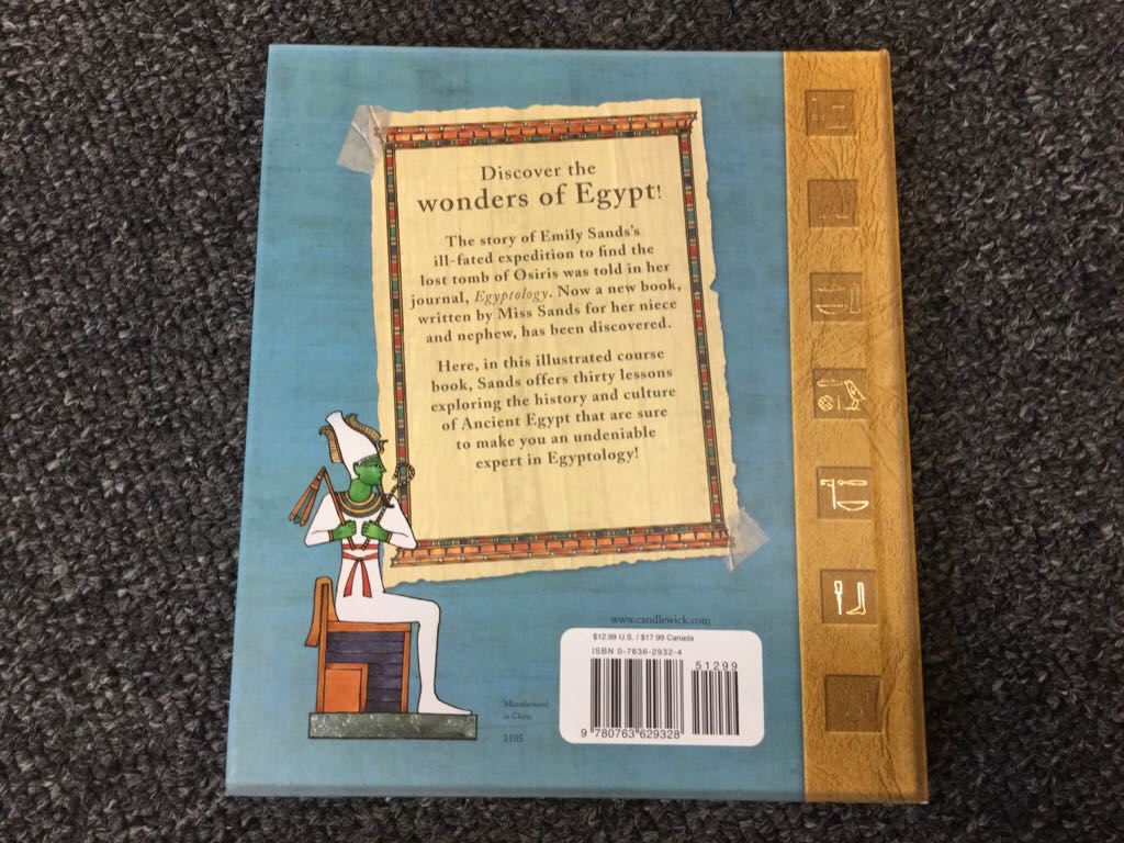 The Egyptology Handbook - Emily Sands (Candlewick Press - Hardcover) book collectible [Barcode 9780763629328] - Main Image 2