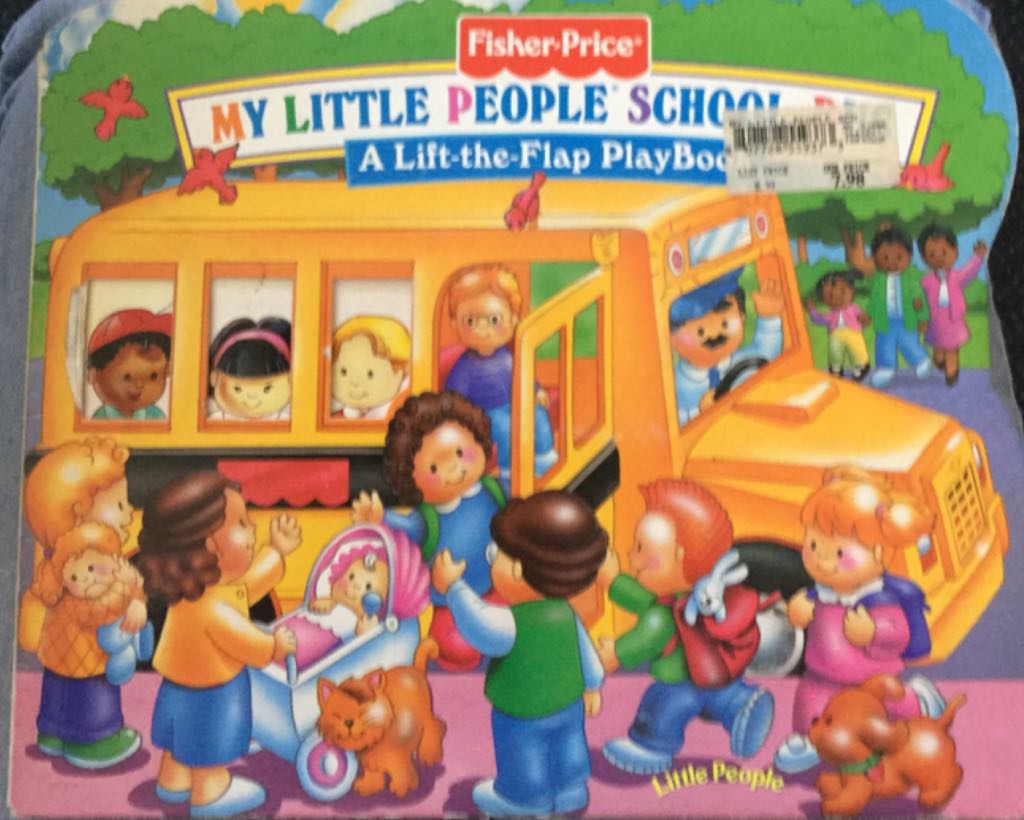 Fisher Price School Bus Lift the Flap