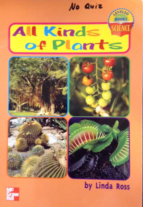 All Kinds of Plants - Linda Ross book collectible [Barcode 9780022789664] - Main Image 1