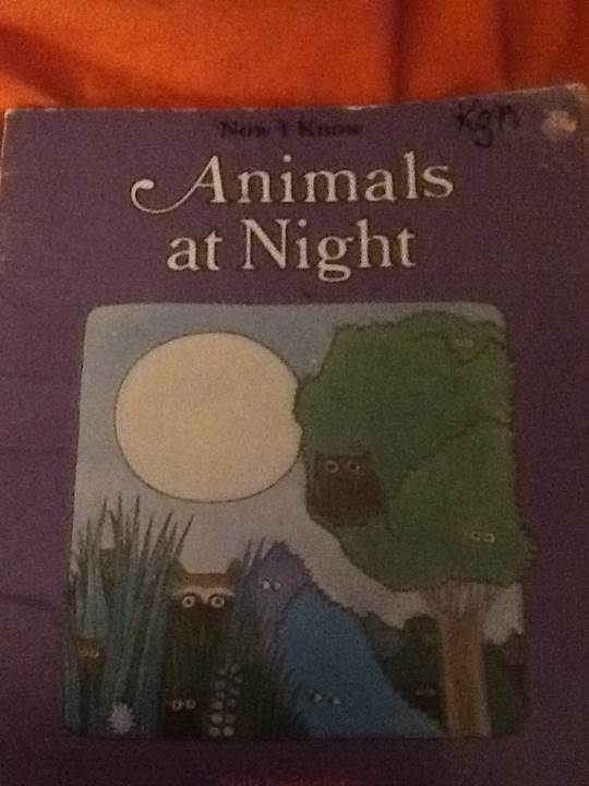 Animals at Night - Sharon Peters (Troll Communications Llc) book collectible [Barcode 9780816714773] - Main Image 1