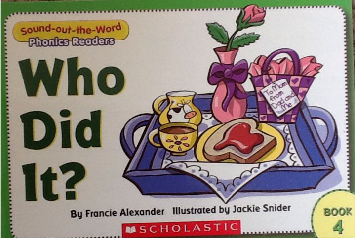 Sound-out-the-word Phonics - Who Did It?