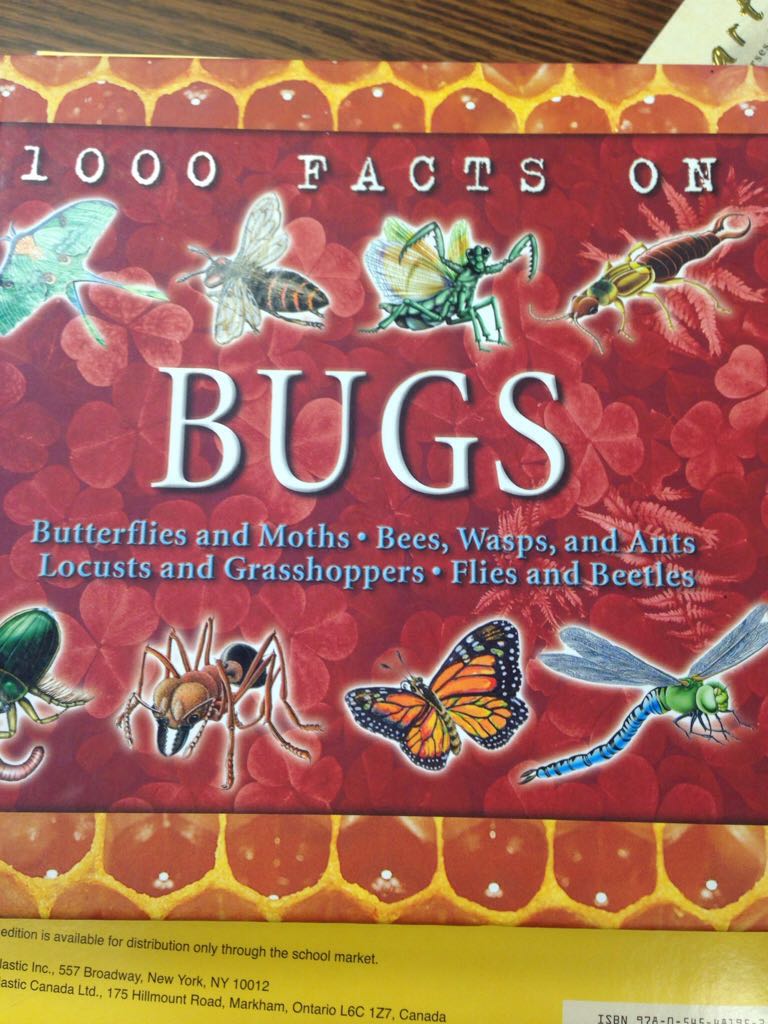 1000 Facts On Bugs - Barbara Taylor book collectible [Barcode 9780760768433] - Main Image 1