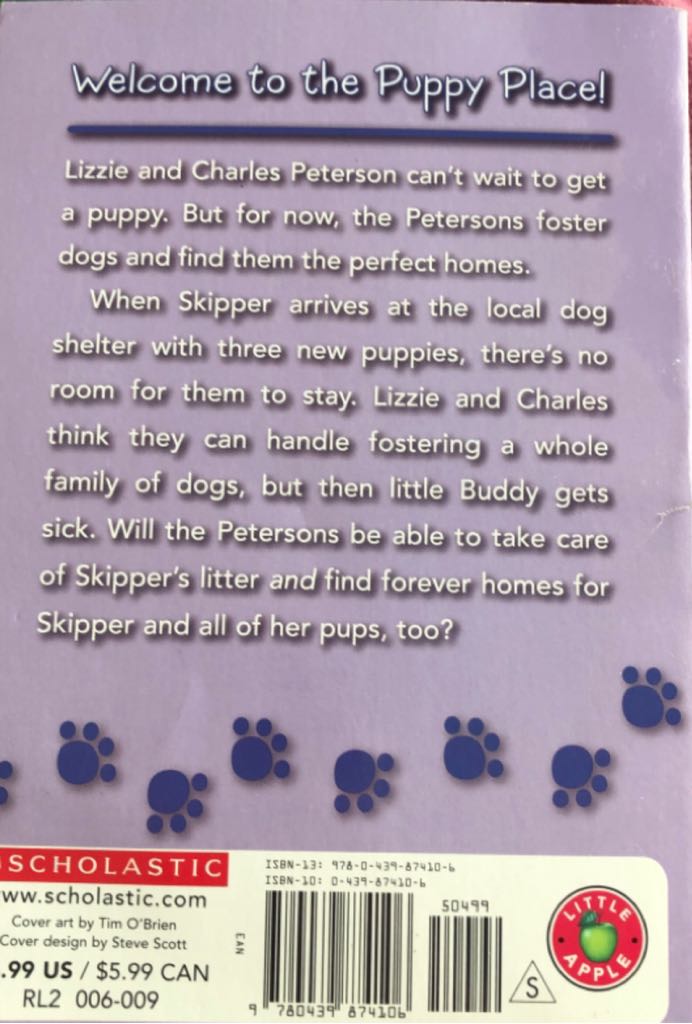 Buddy: Puppy Place - Nigel Hinton (Scholastic Paperbacks - Paperback) book collectible [Barcode 9780439874106] - Main Image 2