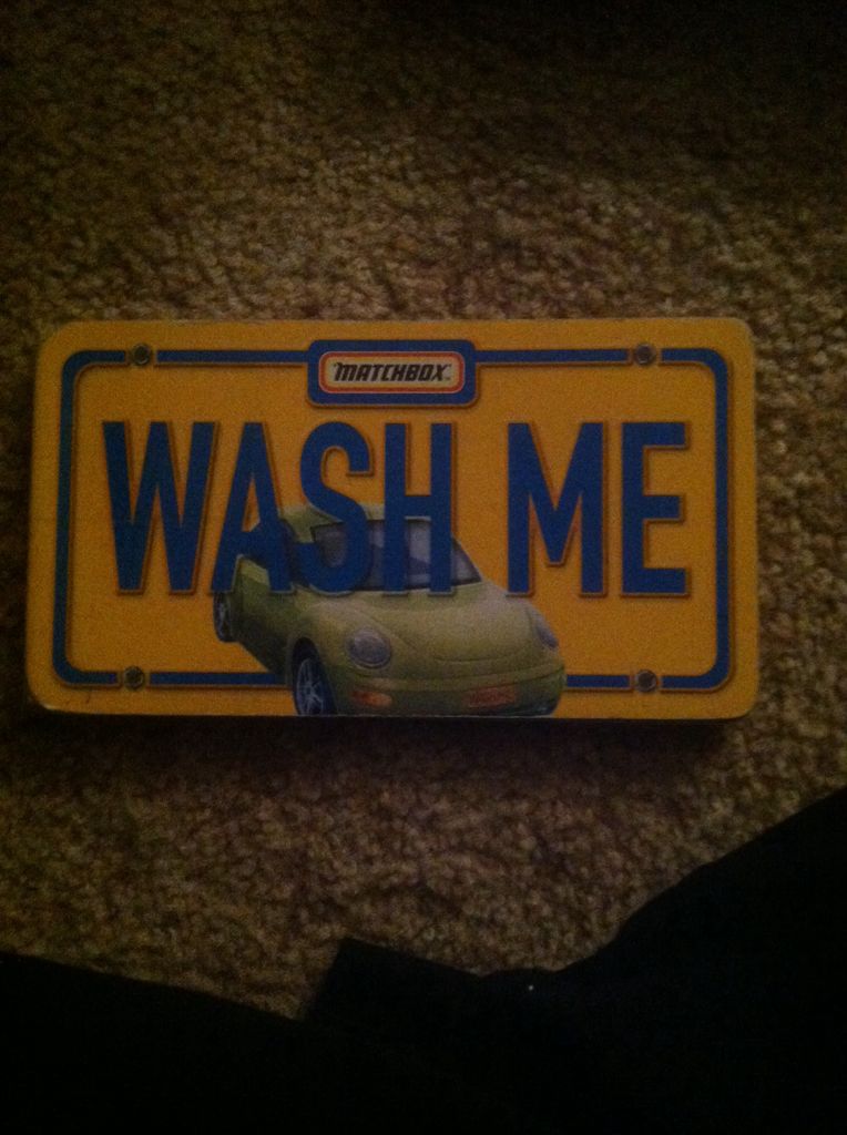 Matchbox-Wash Me