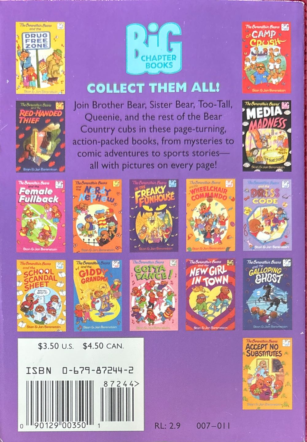 Berenstain Bears: BCB: In The Freaky Funhouse - Stan & Jan Berenstain (Random House - Paperback) book collectible [Barcode 9780679872443] - Main Image 2