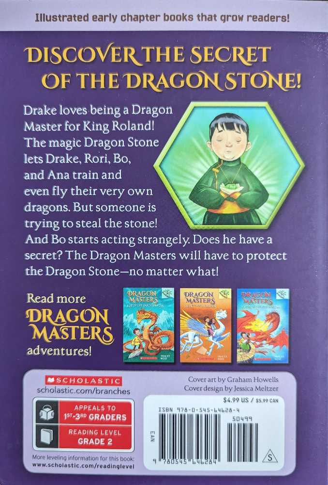 DM 3: Secret of the Water Dragon - Tracey West (Scholastic Inc. - Paperback) book collectible [Barcode 9780545646284] - Main Image 2