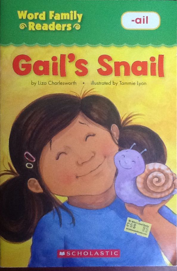 Gail’s Snail - Word Family book collectible [Barcode 9780545137782] - Main Image 1