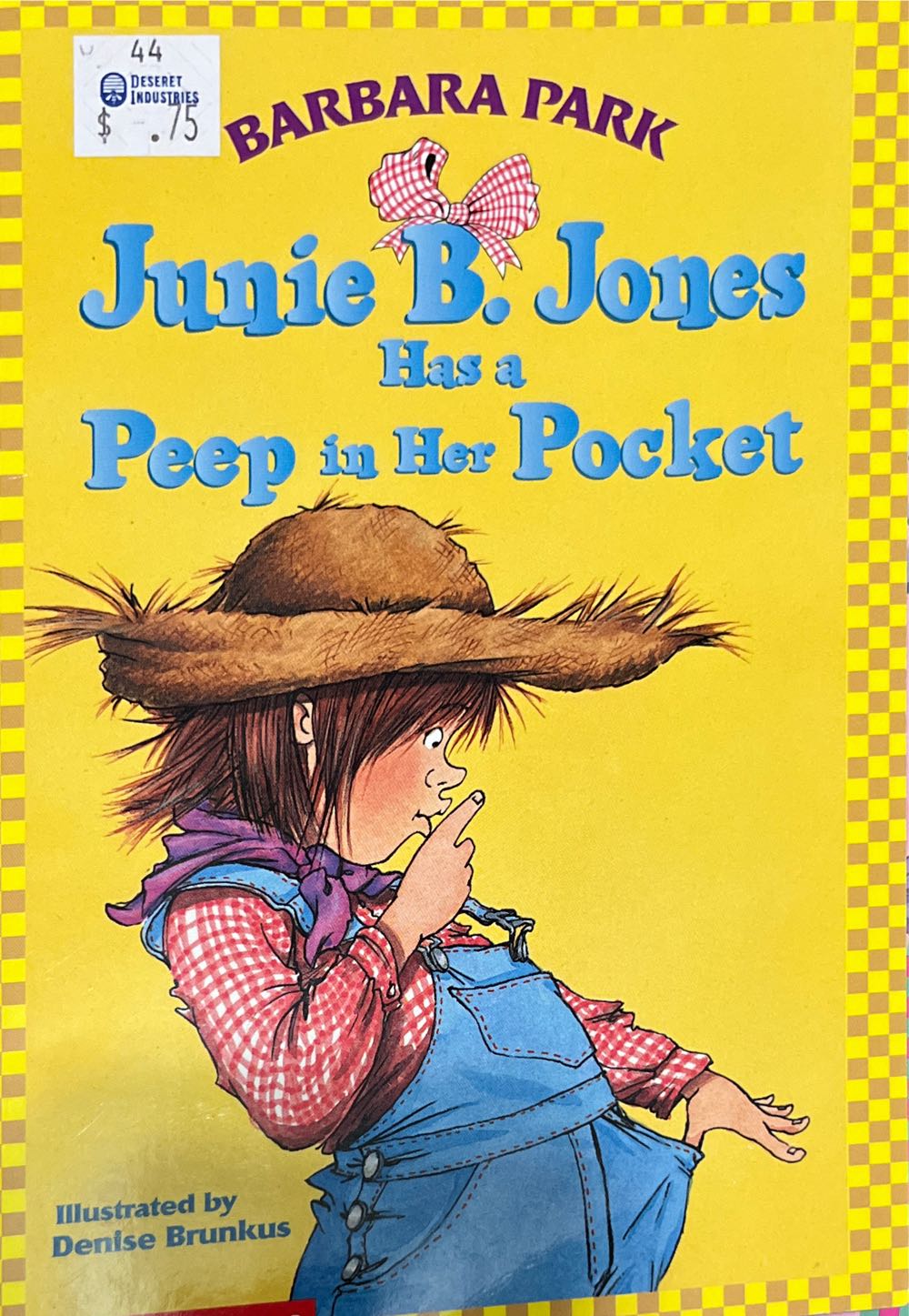Junie B. Jones #15 Has A Peep In Her Pocket - Barbara Park (Scholastic Inc. - Paperback) book collectible [Barcode 9780439223096] - Main Image 4