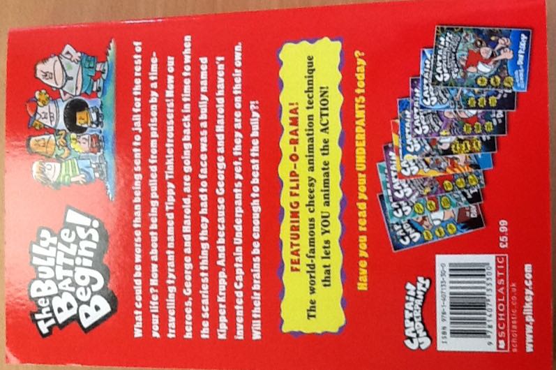 Captain underpants and the terrifying return of tippy tinkletrousers - Dav Pilkey book collectible [Barcode 9781407133300] - Main Image 2