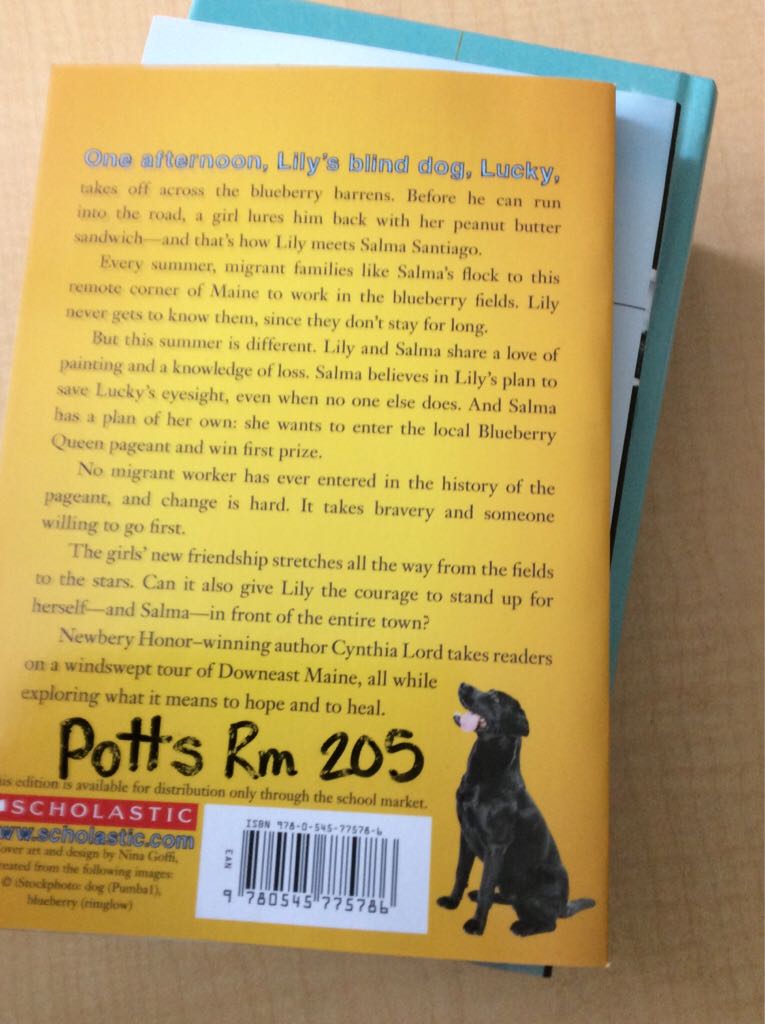 A Handful Of Stars - Cynthia Lord (Scholastic) book collectible [Barcode 9780545775786] - Main Image 2