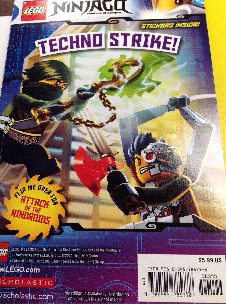 Attack Of The Nindroids / Techno Strike - Kate Howard book collectible [Barcode 9780545785778] - Main Image 2