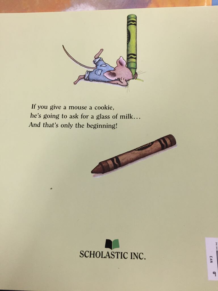 If You Give A Mouse A Cookie - Laura Numeroff (Harper Collins Publishers - Paperback) book collectible [Barcode 9780590402330] - Main Image 2