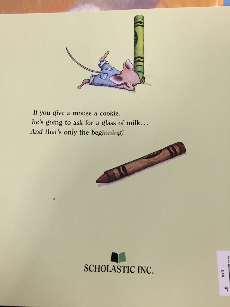 If You Give a Mouse a Cookie - Laura Numeroff (Scholastic Incorporated - Paperback) book collectible [Barcode 9780590402330] - Main Image 2