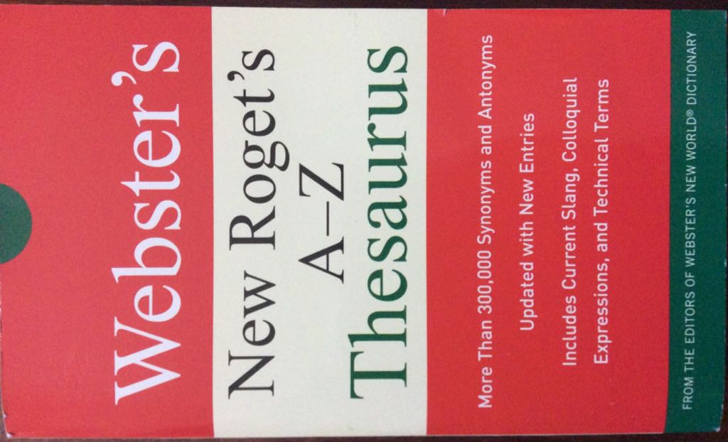 Webster’s New Roget’s A-Z Thesaurus - Agnes (Webster’s New World) book collectible [Barcode 9780470177693] - Main Image 1