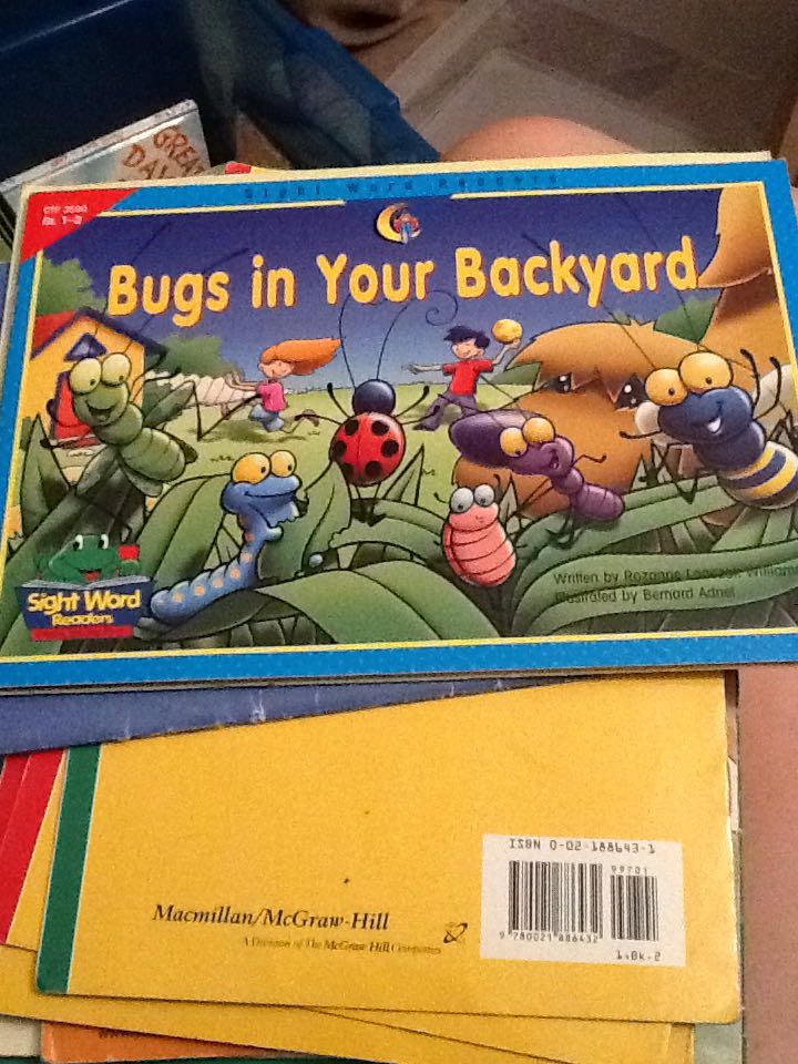 Bugs in Your Backyard - Rozanne Lanczak (Creative Teaching Press) book collectible [Barcode 9781574719680] - Main Image 1