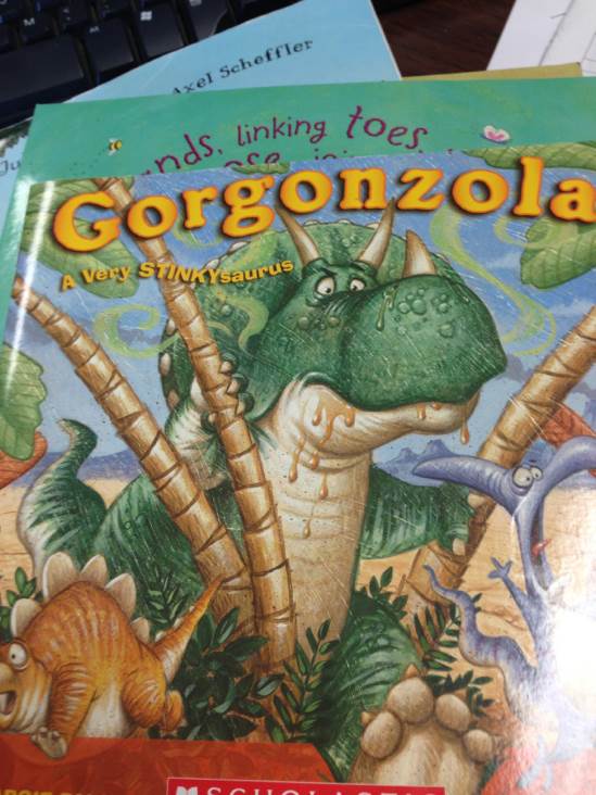 Gorgonzola: A Very Stinkysaurus - Margie Palatini (Scholastic, Inc. - Paperback) book collectible [Barcode 9780545208079] - Main Image 1