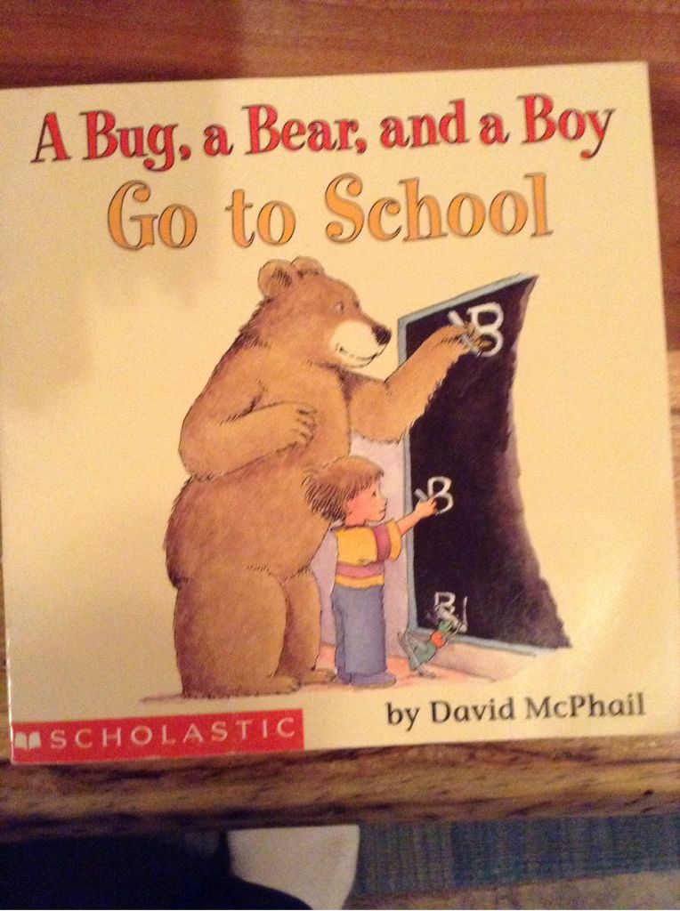 A Bug, a Bear and a Boy Go to School