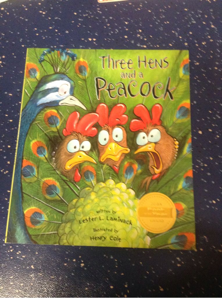 Three Hens and a Peacock - Set #1