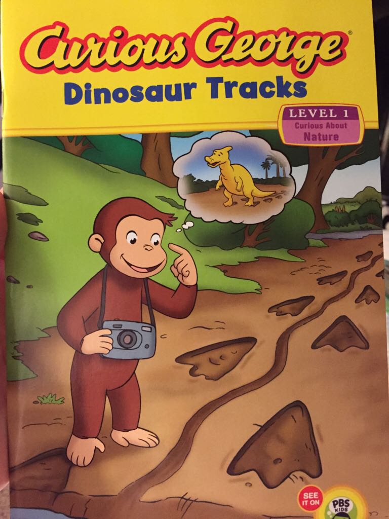 Curious George Dinosaur Tracks - Julie Tibbott book collectible [Barcode 9780545804912] - Main Image 1