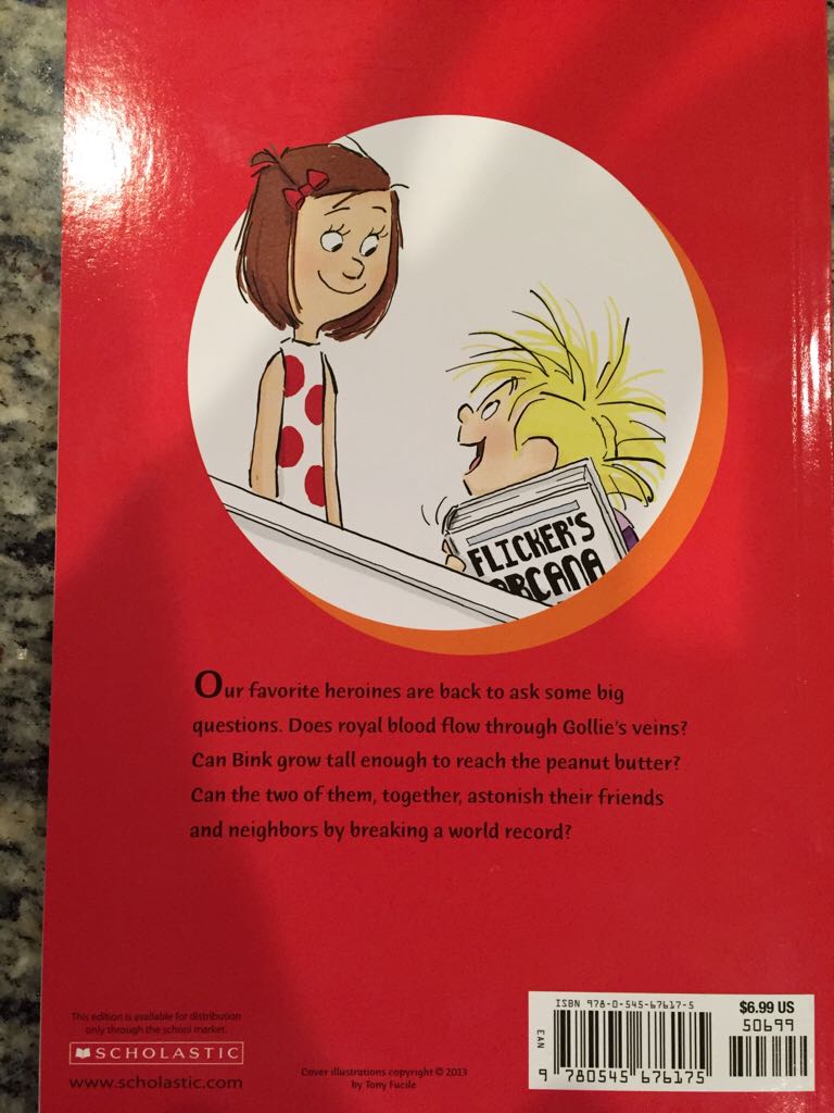 Bink & Gollie - Kate DiCamillo book collectible [Barcode 9780545676175] - Main Image 2