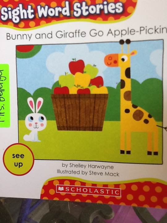 SWS Bunny and Giraffe Go Apple Picking