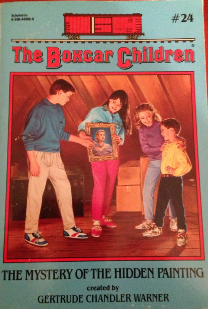 Boxcar Children #24: The Mystery Of The Hidden Painting, The - Gertrude Chandler Warner (Scholastic Inc.) book collectible - Main Image 1