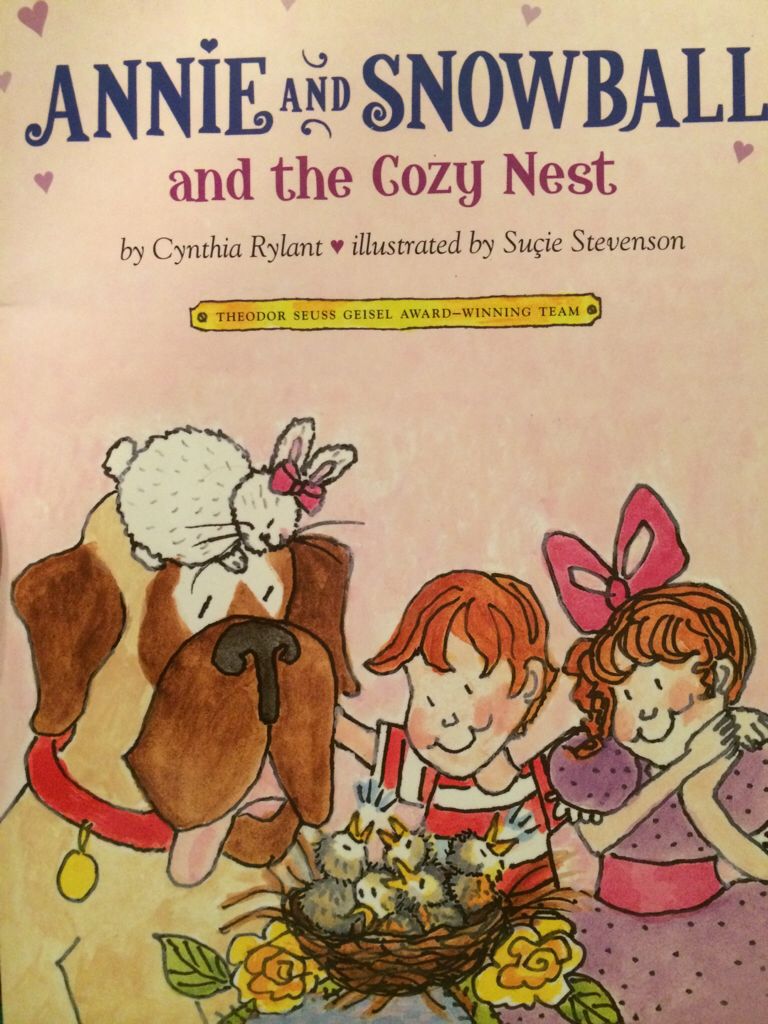 Annie And Snowball And The Cozy Nest - Cynthia Rylant book collectible [Barcode 9781416939474] - Main Image 1