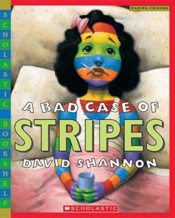 A Bad Case of Stripes - David Shannon (Scholastic - Paperback) book collectible [Barcode 9780439598385] - Main Image 1