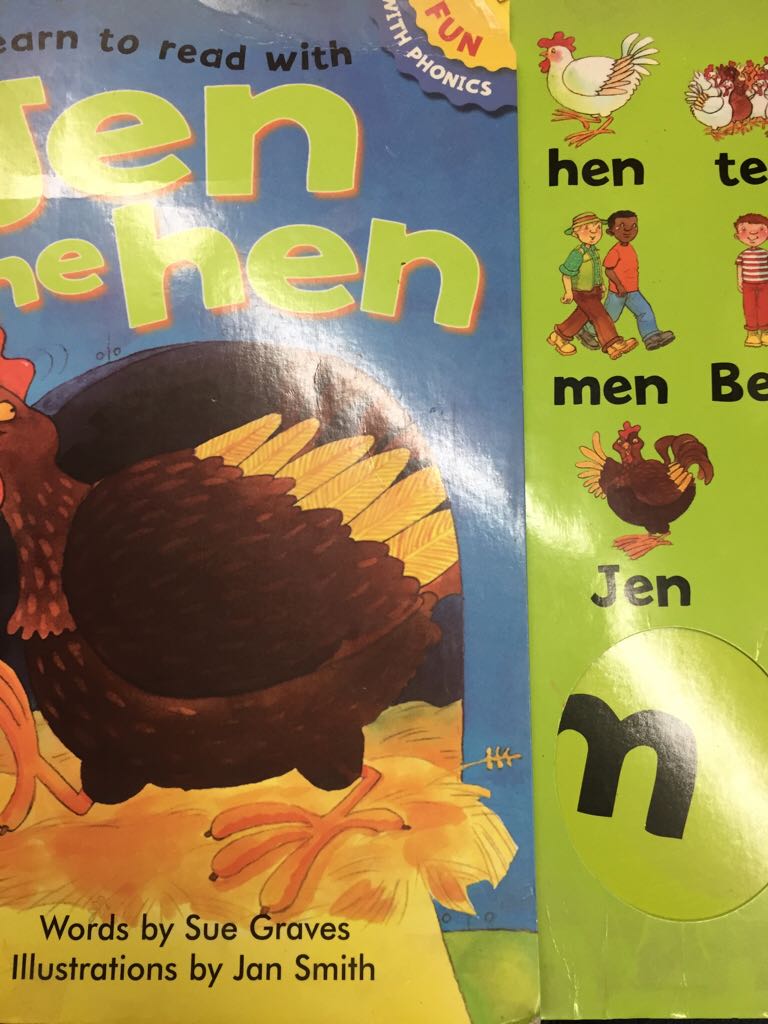 Learn To Read With Jen The Hen - Sue Graves book collectible [Barcode 9781902367125] - Main Image 1